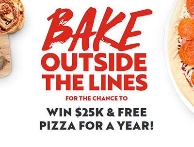 Win $25K + Free Pizza for a Year