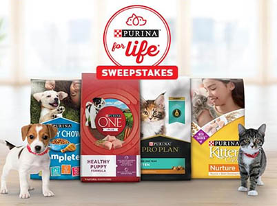 Win Purina Pet Food for Life