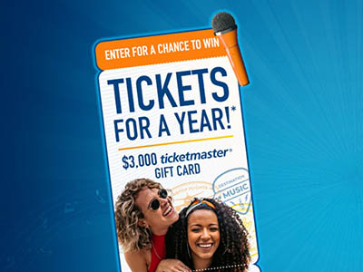 Win a $3K Ticketmaster Gift Card