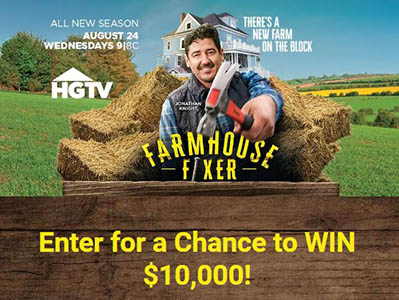 Win $10,000 from Valpak & HGTV