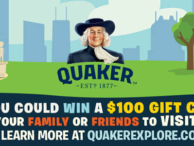 Win 1 of 50 $100 Gift Cards from Quaker
