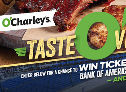 Win a Trip to NASCAR from O’Charley’s