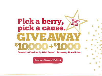 Win a $1,000 VISA gift card from Wish Farms
