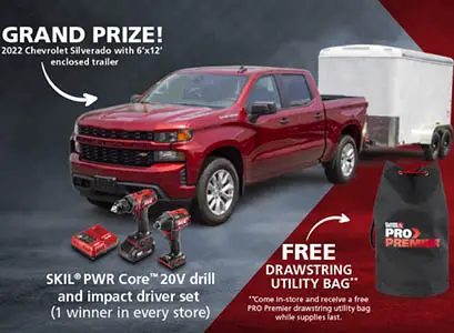 Win a 2022 Chevrolet Silverado + Trailer