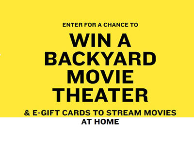 Win a Backyard Movie Theater from Mike’s