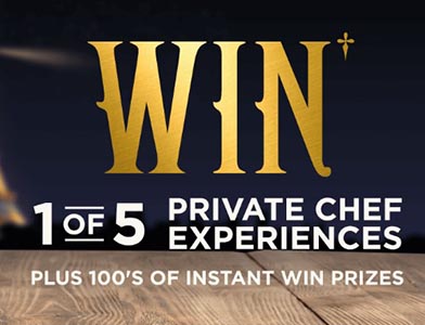 Win 1 of 5 Private Chef Experiences