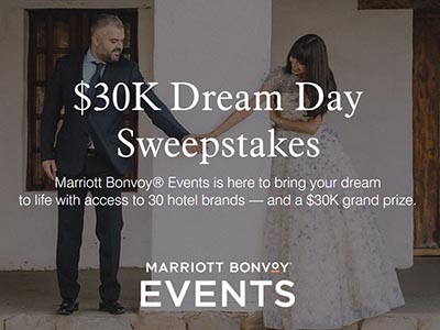 Win $30,000 for a Wedding or Honeymoon