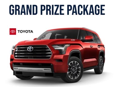 Win a 2023 Toyota Sequoia + TRACKER PRO Team Boat