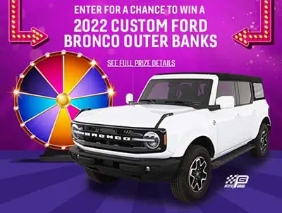 Win a Custom 2022 Ford Bronco