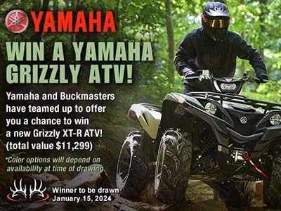 Win a Yamaha Grizzly XT-R ATV