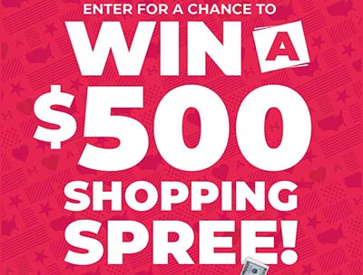 Win a $500 Heartland America Shopping Spree