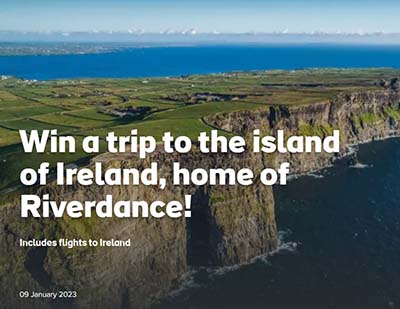 Win a Trip to Ireland