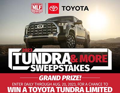 Win a Toyota Tundra Limited from MLF