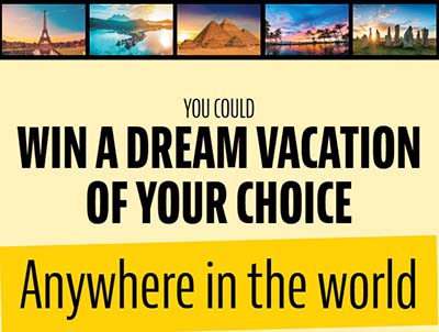 Win a Dream Vacation from Dramamine