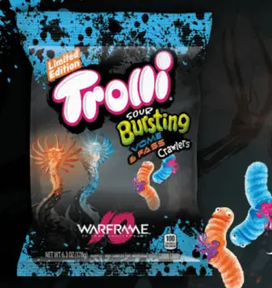 Limited Edition Pack of Trolli x Warframe Gummy Worms