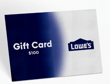 $100 Lowe’s gift Card from American Broadcasting