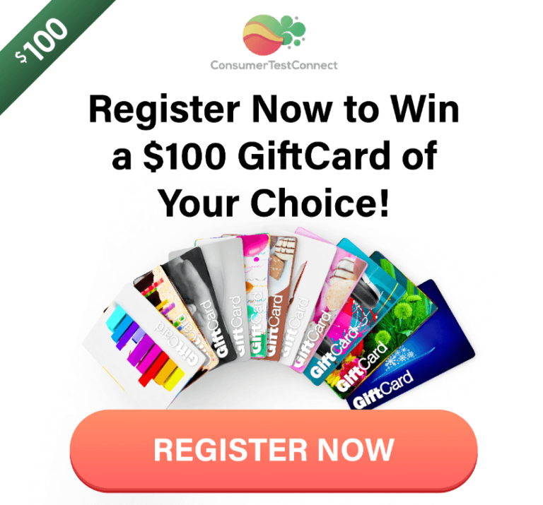 Win a $100 gift card from ConsumerTestConnect