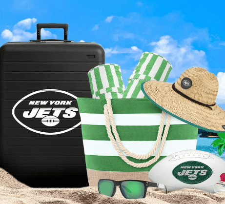 Win a $3,500 Prize Package for a Carnival cruise, Jets Merchandise, and Travel Expenses