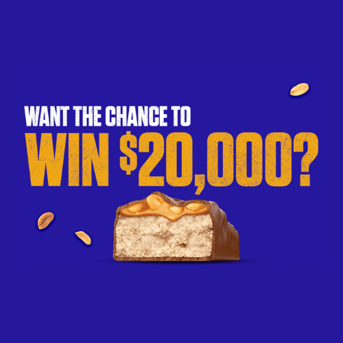 Snickers Hi Protein 20 Days of 20 Challenge Sweepstakes