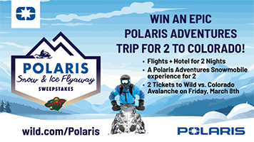 Win a Polaris Snowmobile Adventure Experience