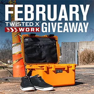 Win Twisted X Work Footwear and a YETI Gearbox