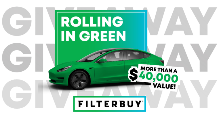 Win a Tesla Model 3 from Filterbuy