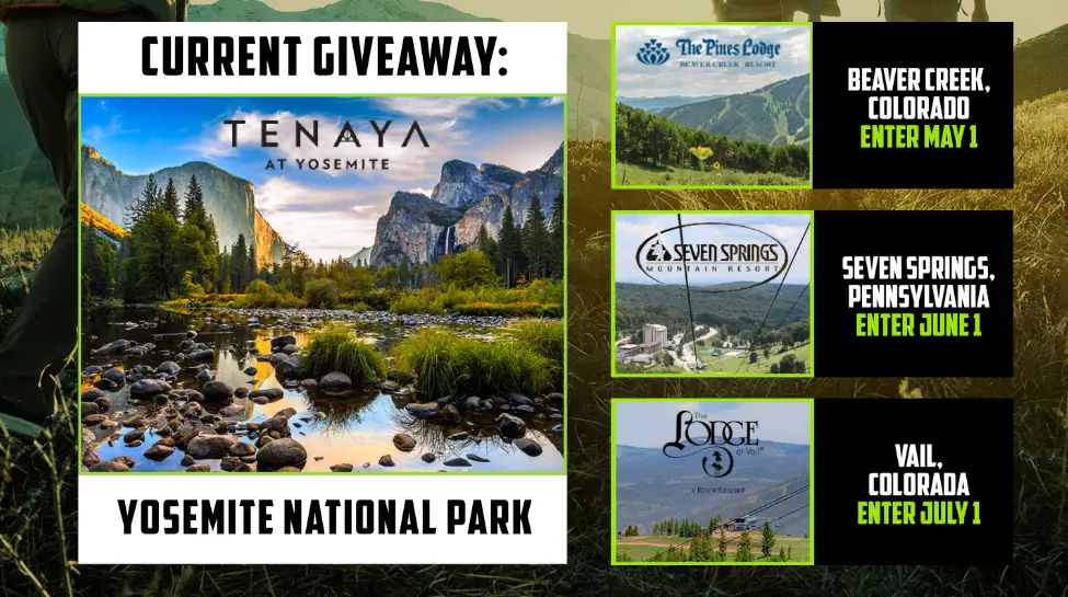 Win a Yosemite Getaway from MTN DEW