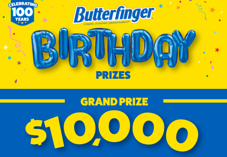 Win $10,000 from Butterfinger