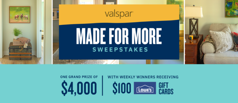Win $4,000 from Valspar
