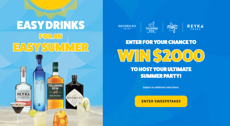 Win $2,000 from William Grant & Sons