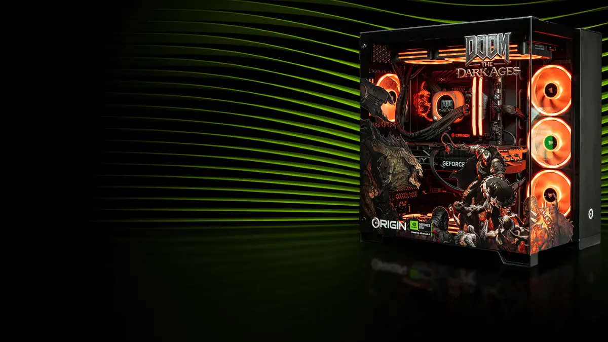 "Enter to Win a Custom DOOM Gaming System!"