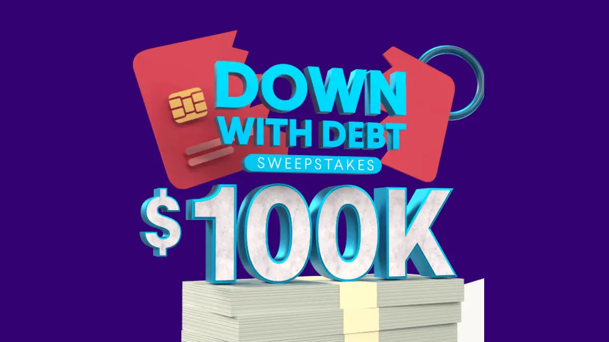 Win $100,000 in the SoFi Down With Debt Sweepstakes!