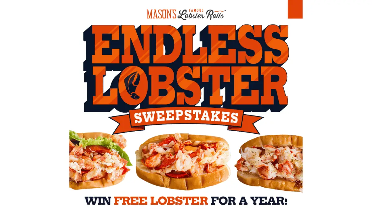 "Win Free Lobster for a Year!"