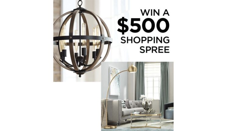 Win a $500 Shopping Spree at Lamps Plus!