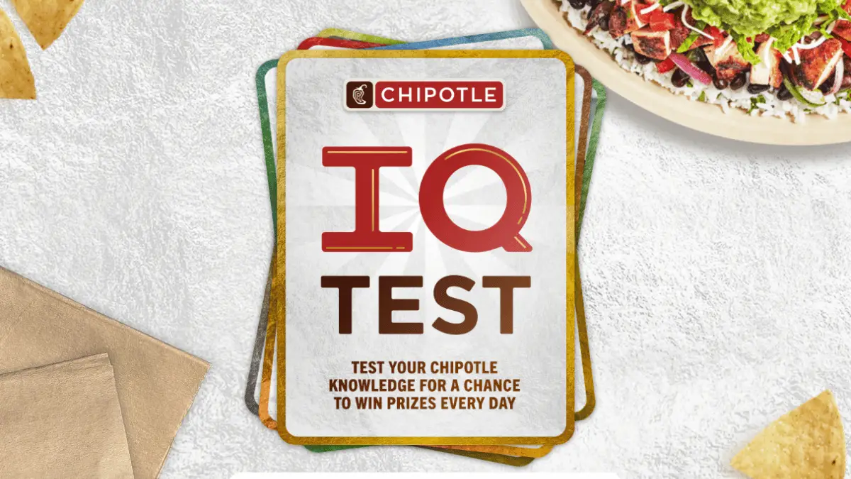 Win Big with the 2025 Chipotle IQ Contest!