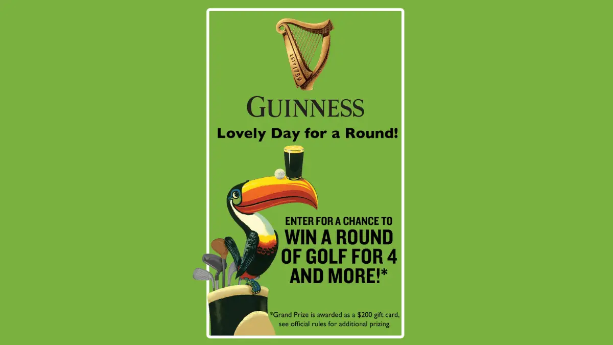 "Guinness Golf Sweepstakes: Win Exciting Prizes!"