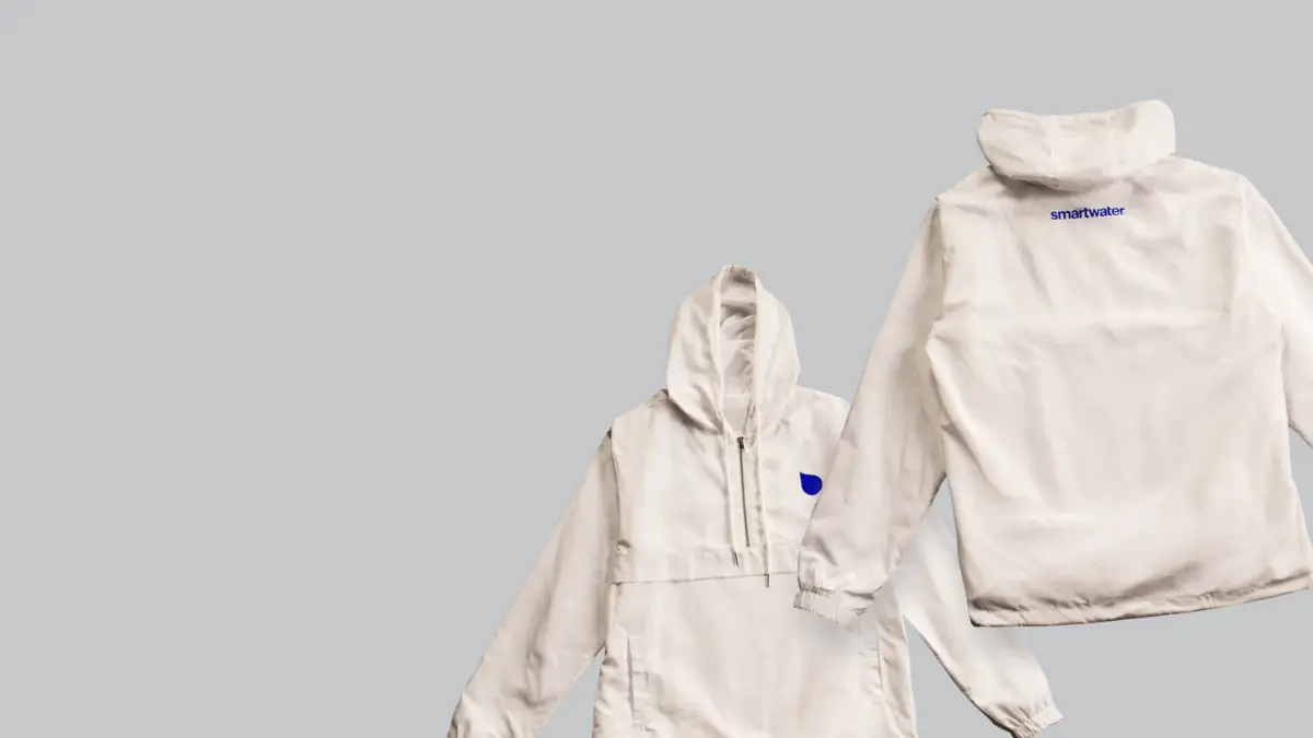 "Enter for a Chance to Win a Smartwater® Rain Pullover!"
