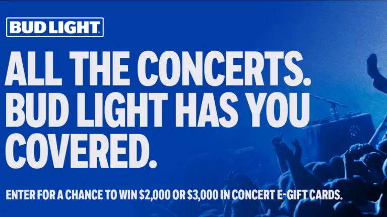 Win Big with the Bud Light Concerts Sweepstakes!