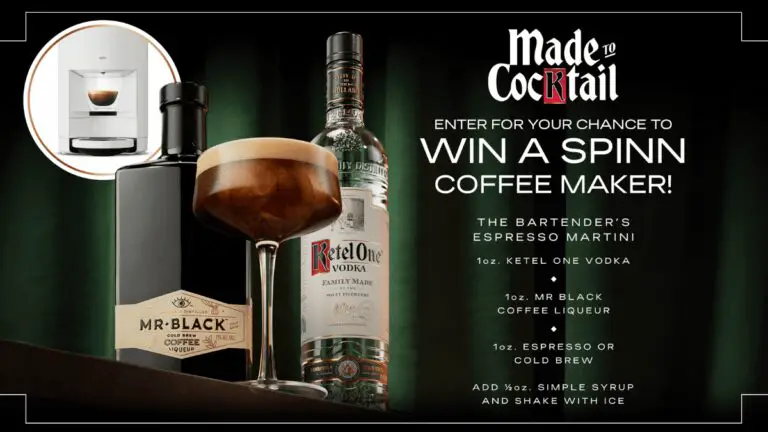 Win Exciting Prizes with the Ketel One & Mr Black X Spinn Sweepstakes!