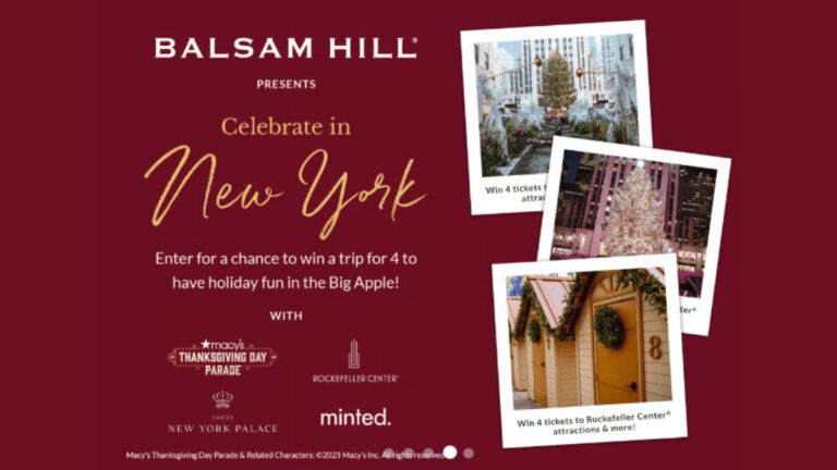 Celebrate in New York Sweepstakes: Win a Holiday Adventure!