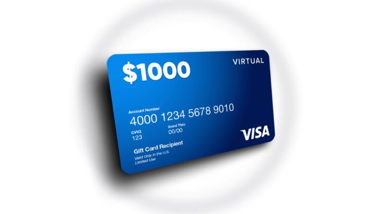 Win a $1,000 Visa Gift Card!