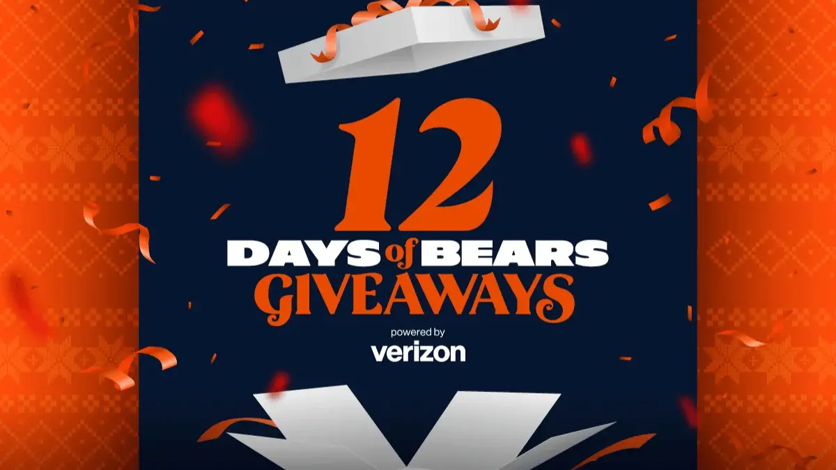 Win Big with the 12 Days of Bears Giveaways!