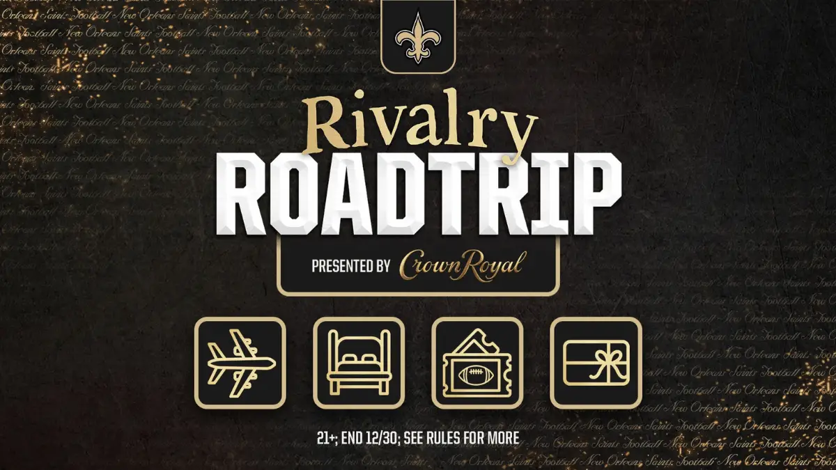 Saints Rivalry Roadtrip Sweepstakes: Win a Trip and Prize!