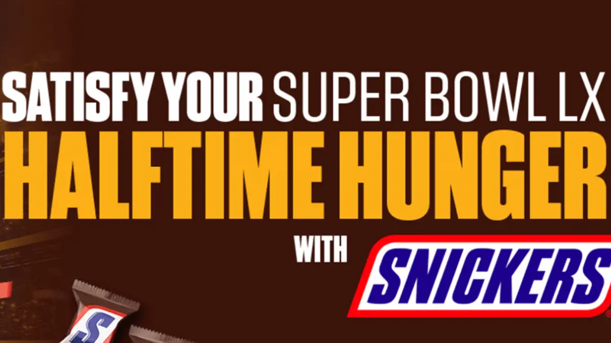 Win Prizes in the 2026 Snickers Super Bowl Sweepstakes!