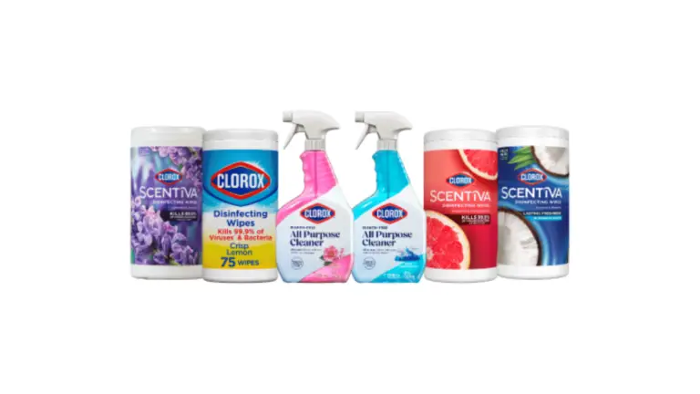 Win Clorox cleaning spray, cleaning wipes, and a candle!