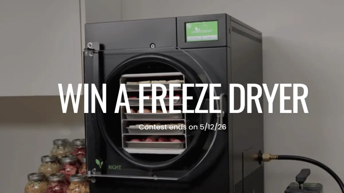 HarvestRight February Home Freeze Dryer Giveaway