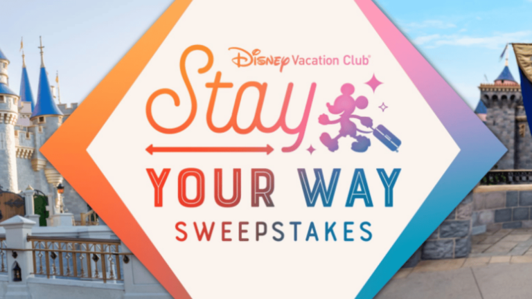 Disney Vacation Club Stay Your Way Sweepstakes & Instant Win Game
