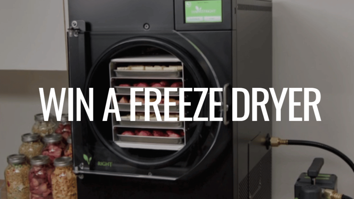 Harvest Right Medium Home Freeze Dryer Giveaway