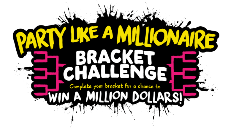 Win $1,000,000 cash in the PartyBomb $1,000,000 College Basketball Bracket Challenge Giveaway!