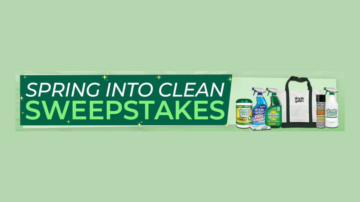 Simple Green Spring Into Clean Sweepstakes